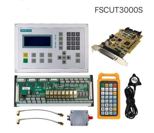 Контроллер управления - Bochu FSCUT3000S + компьютер и пульт дистанционного управления