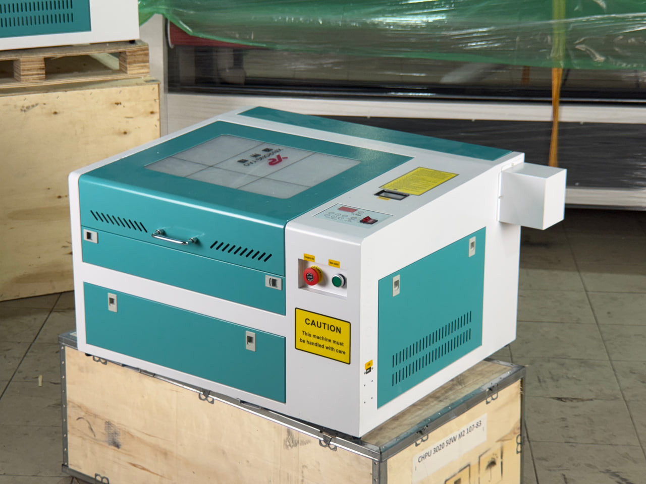 Лазерный станок 400х400мм 50Вт/М3