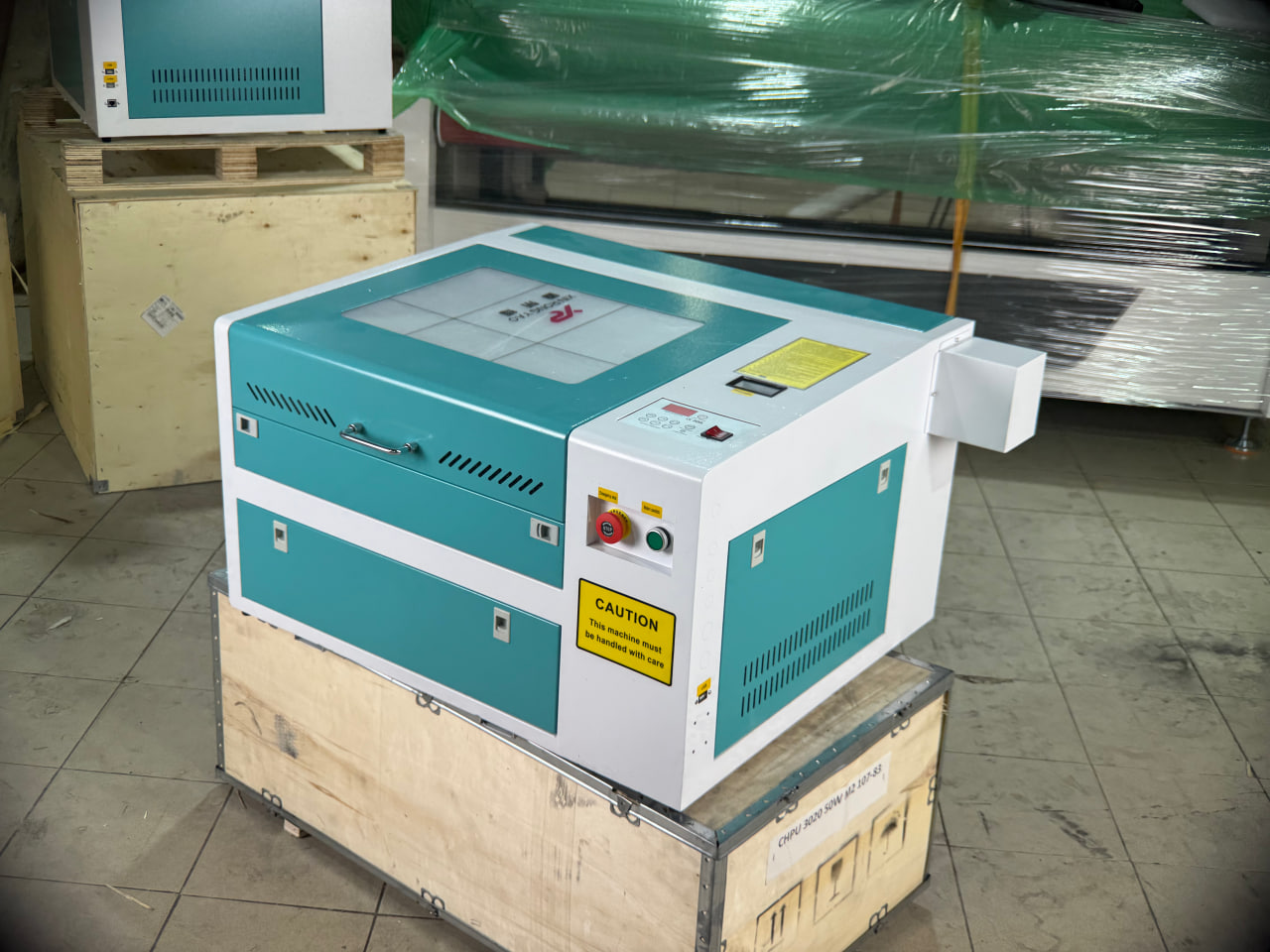 Лазерный станок 400х400мм 50Вт/М3